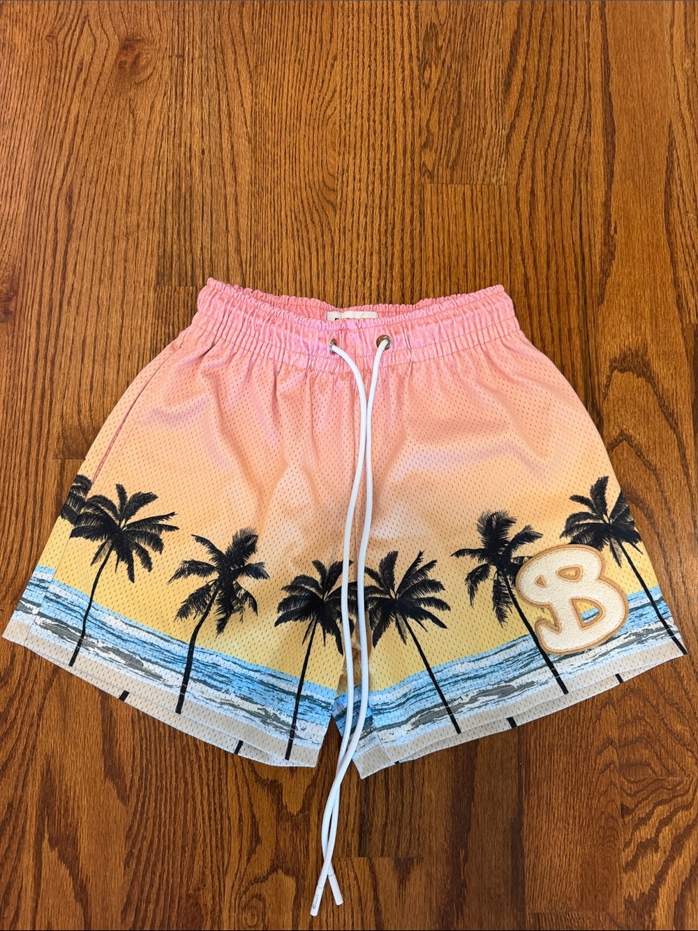 Boys Bucketsquad “Miami” theme basketball shorts